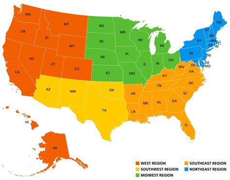 US Map Regions